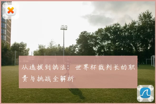 从选拔到执法：世界杯裁判长的职责与挑战全解析